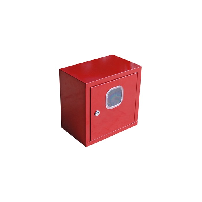 Caixa para bombeiros com visor