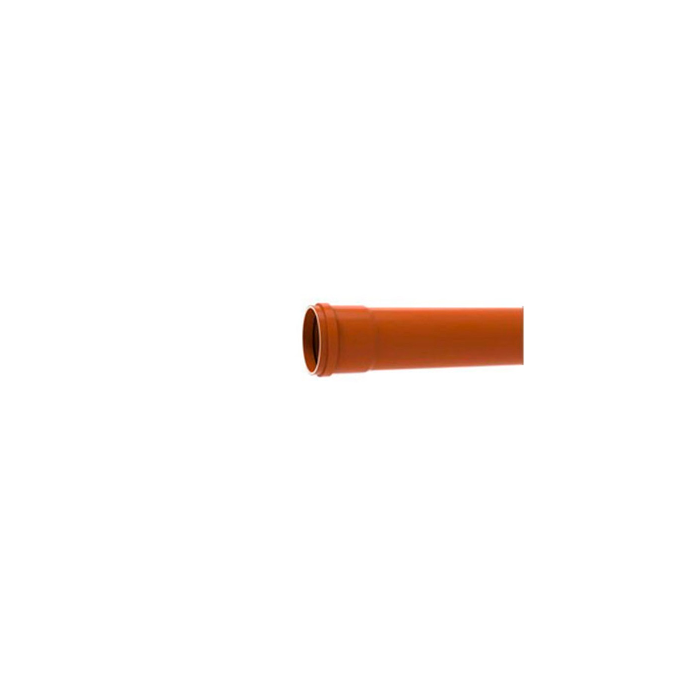 Tubo PVC Saneamento DIN 125 EN 1401 Tijolo 6m
