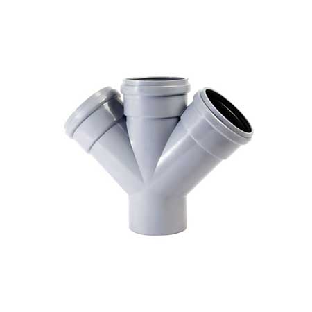 Forquilha Dupla PVC Din