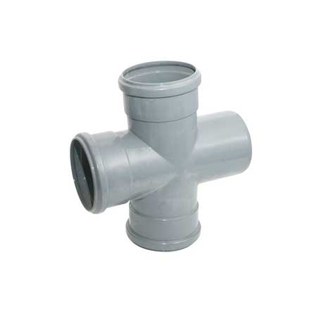 Tê Duplo PVC Din
