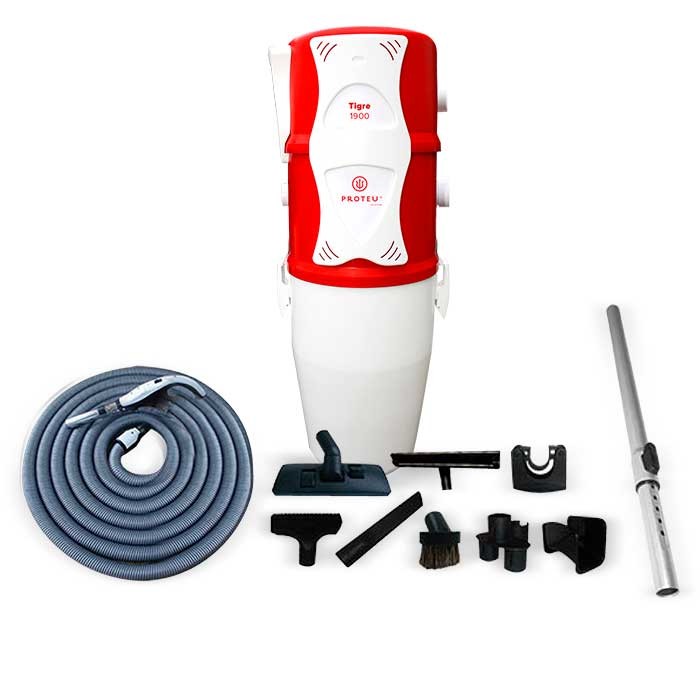 Proteu® Central Aspiração Tigre 1900 C/kit ON/FF+Silenciador