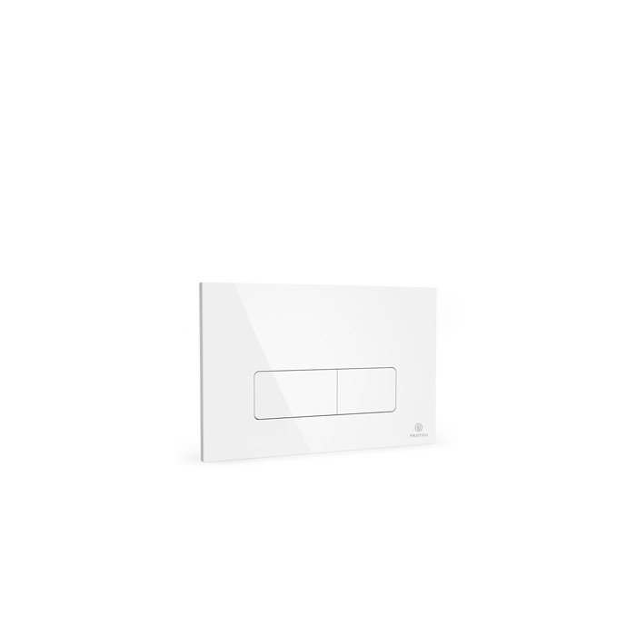 Proteu® Trofa Placa de descarga branco brilhante
