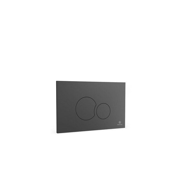 Proteu® Viana Placa de descarga preto mate