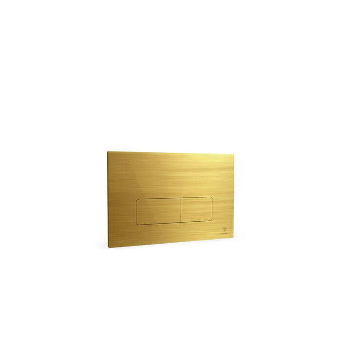 Proteu® Trofa Placa de descarga ouro escovado