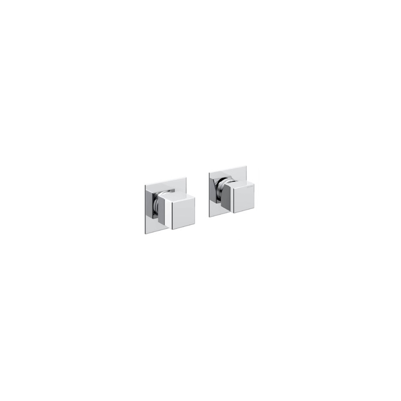Escudo® Monocomando Embutido Horizontal com 2 saídas