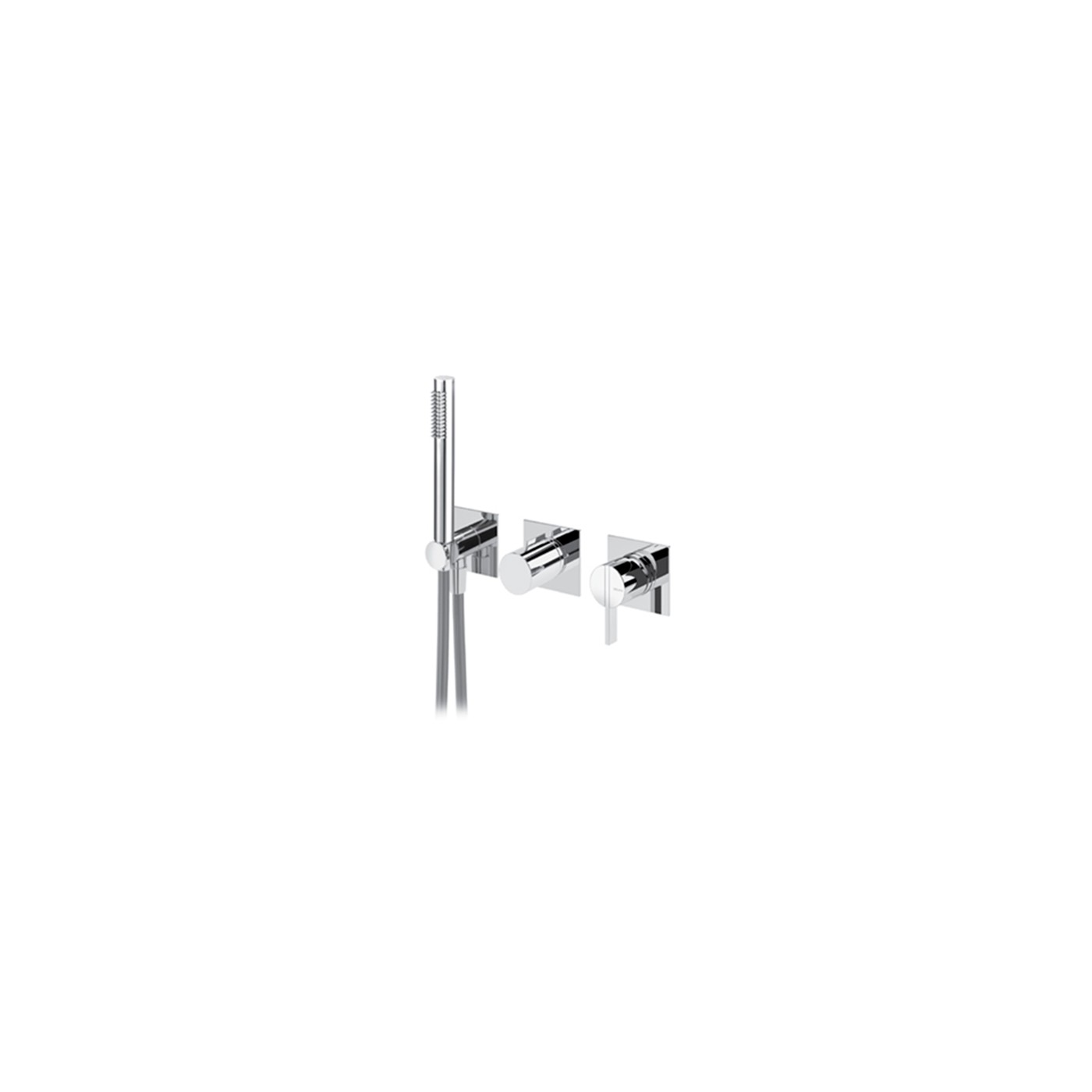 Breeze® Monocomando Embutido de 3 saídas c/ Chuveiro de mão