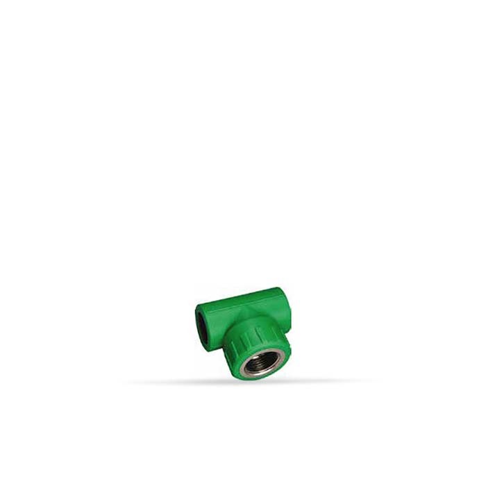 PPR-Verde* Tê Rosca Fêmea