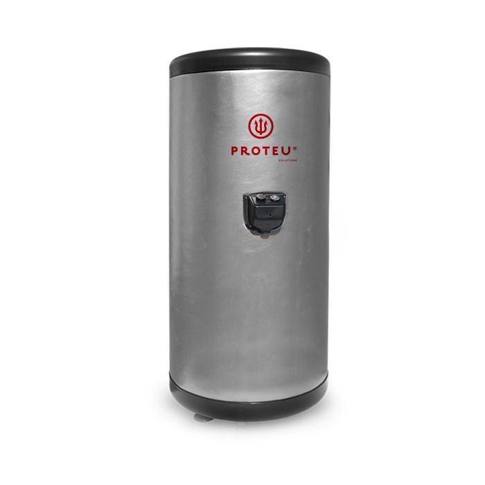 Proteu® Ardila Acumulador Inox Classe A Vertical solo c/kit 2 serpentinas