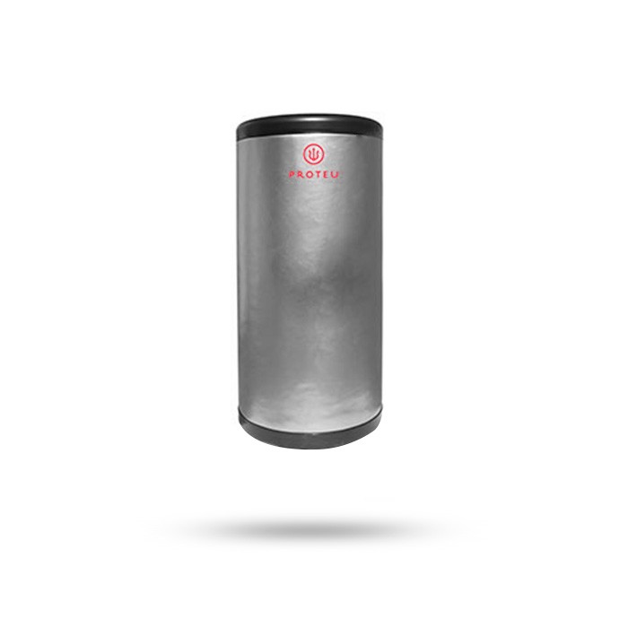 Proteu® Ardila Acumulador Inox Vertical parede 2 serpentinas