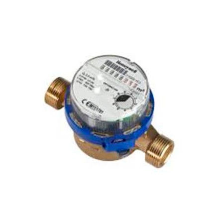 Contador de Água Quente Sanitário 2,5m3/h 90º DN15 110mm