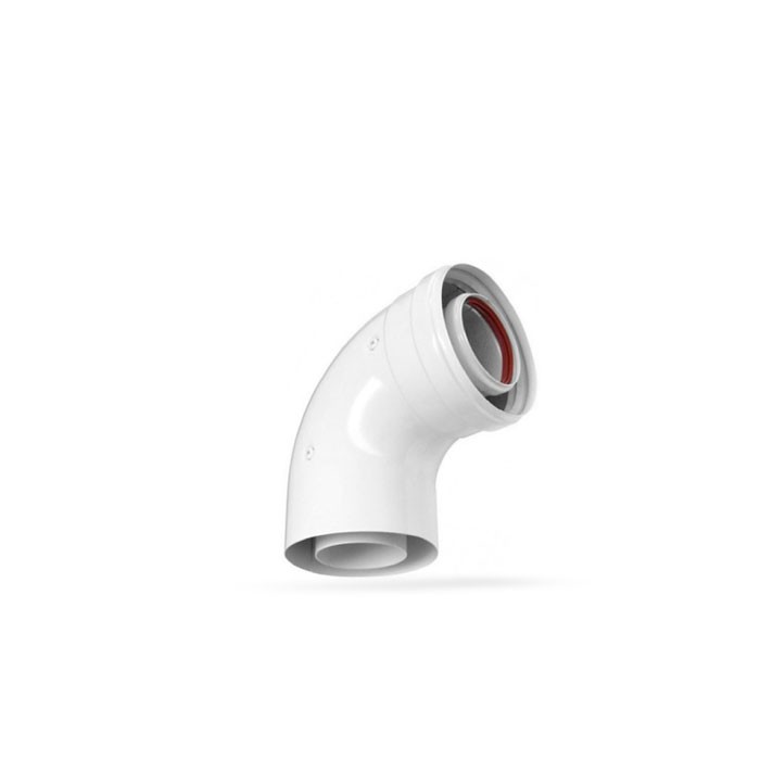Ariston® Curva Coaxial 90º Evacuação 60/100