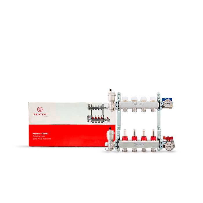 Proteu® CI500 Coletor Inox P/Piso Radiante