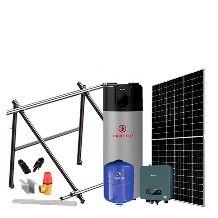 Proteu® Kit Fotovoltaico 1500 W C/Bomba de Calor 300 L