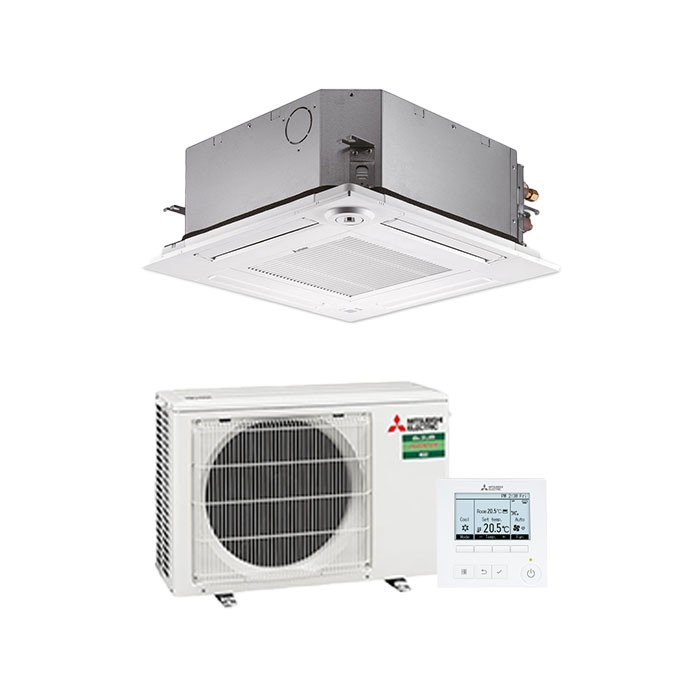 Mitsubishi® Mono-Split Cassete 4Vias SLZ-M (R32) UE+UI