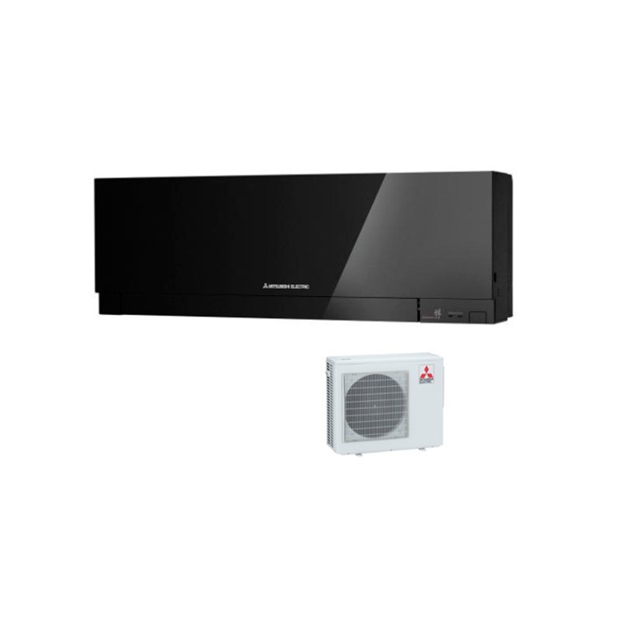 Mitsubishi® Mono-Split Mural MSZ-EFVGKB (R32) UE+UI Preto
