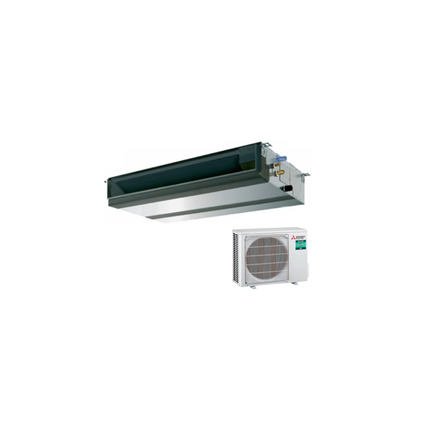 Mitsubishi® Monosplit Conduta UE + UI Monofásico