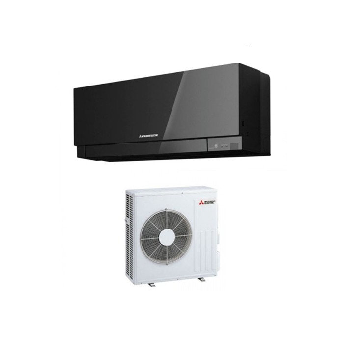 Mitsubishi® Mono-Split Mural MSZ-EFVGKB (R32) UE+UI Preto