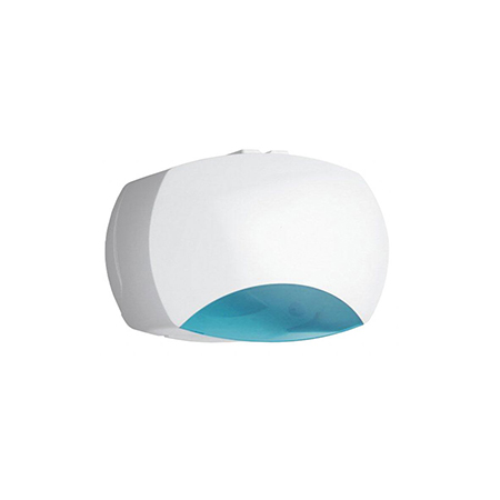 Porta Rolos Industrial C/ Visor ABS Branco