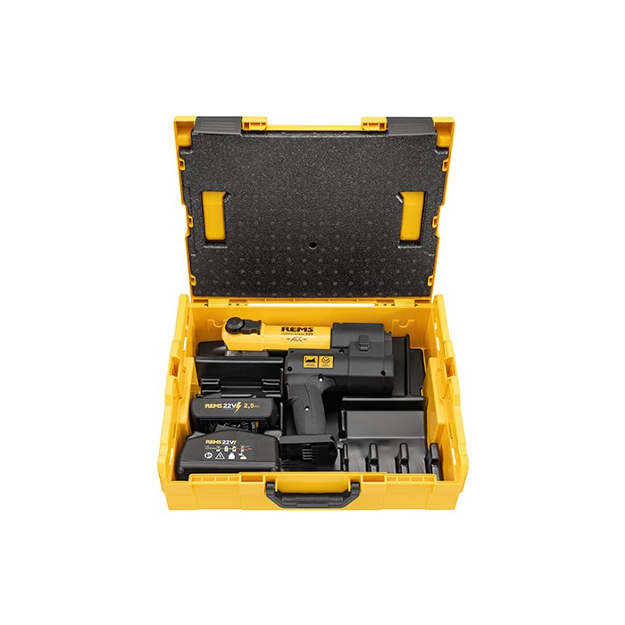 Rems® Akku-Press 22V Basic-Pack\P L-Boxx S/Carregador