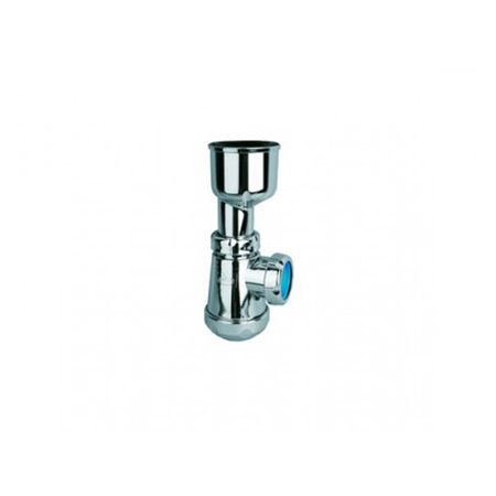 Jimten® S-392 Sifão Garrafa Urinol Cromado 11/2"