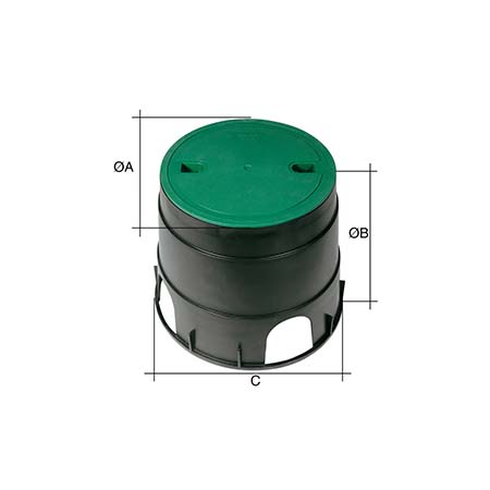 Jimten® X-284 Caixa Rega Redonda