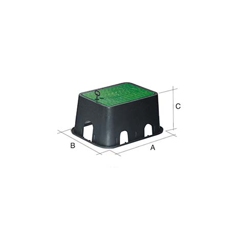 Jimten® X-285 Caixa Rega Quadrada
